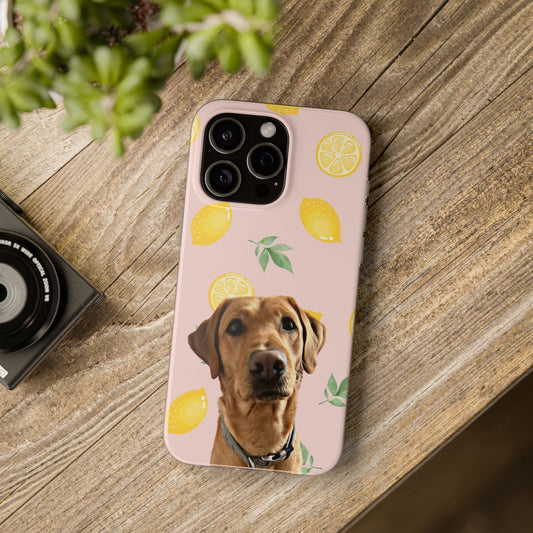 Customisable Lemon Flexi Phone Case - Fun & Stylish Pet Lover Accessory